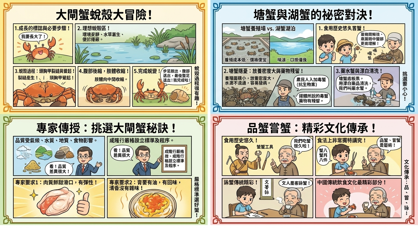 大閘蟹品質關鍵