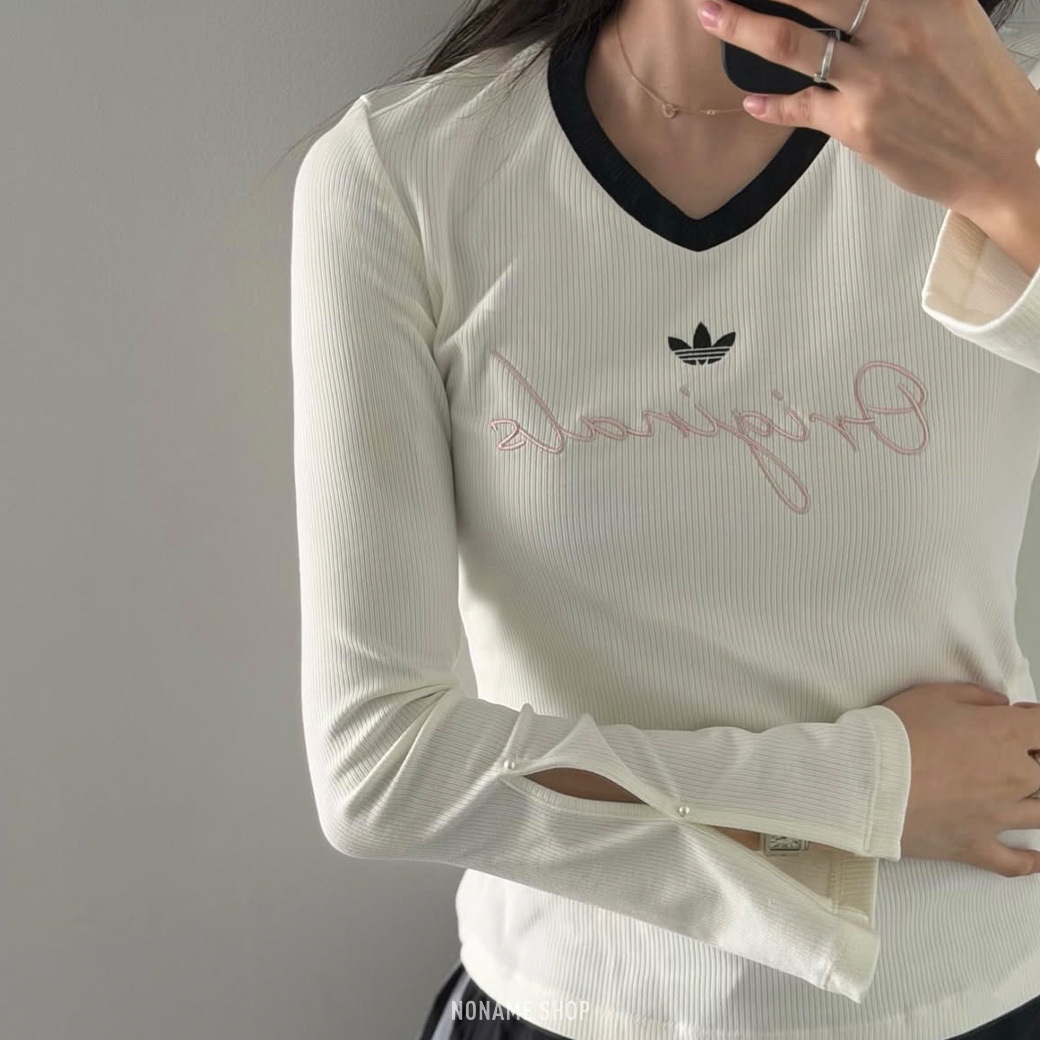 ADIDAS ORIGINALS 針織 喇叭袖 長袖 兩色 (女款)