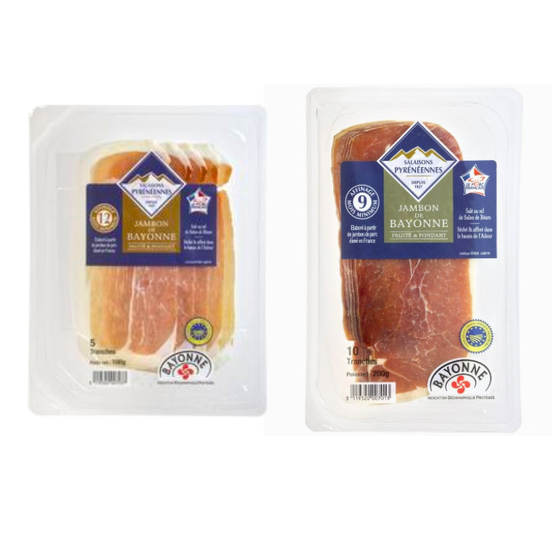 法國 拜雍火腿切片 IGP認證 經典冷盤下酒菜、哈密瓜火腿首選