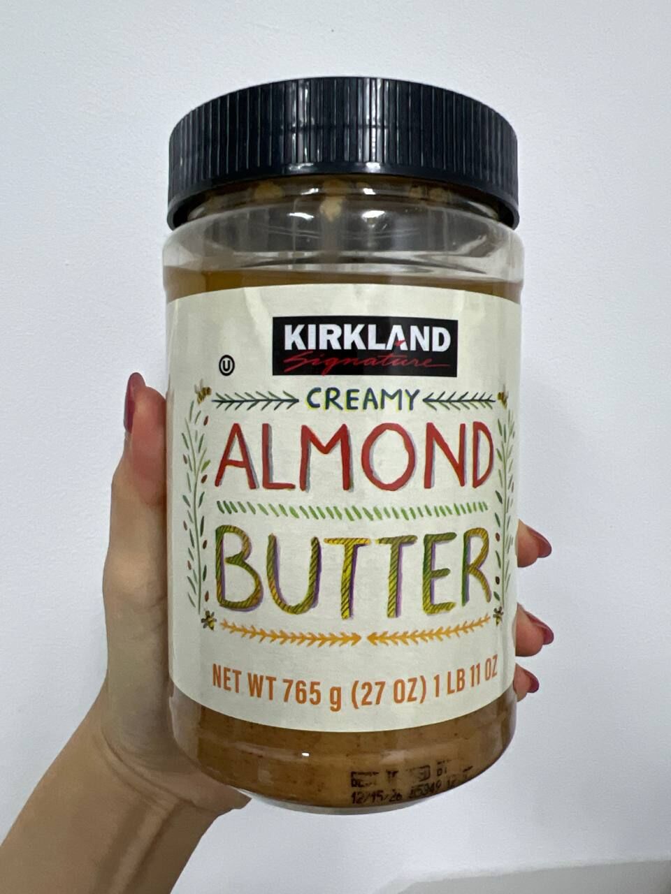 [S] KIRKLAND SIGNATURE ORGANIC CREAMY ALMOND BUTTER, 765G, 196633798237 (SZZ1107)