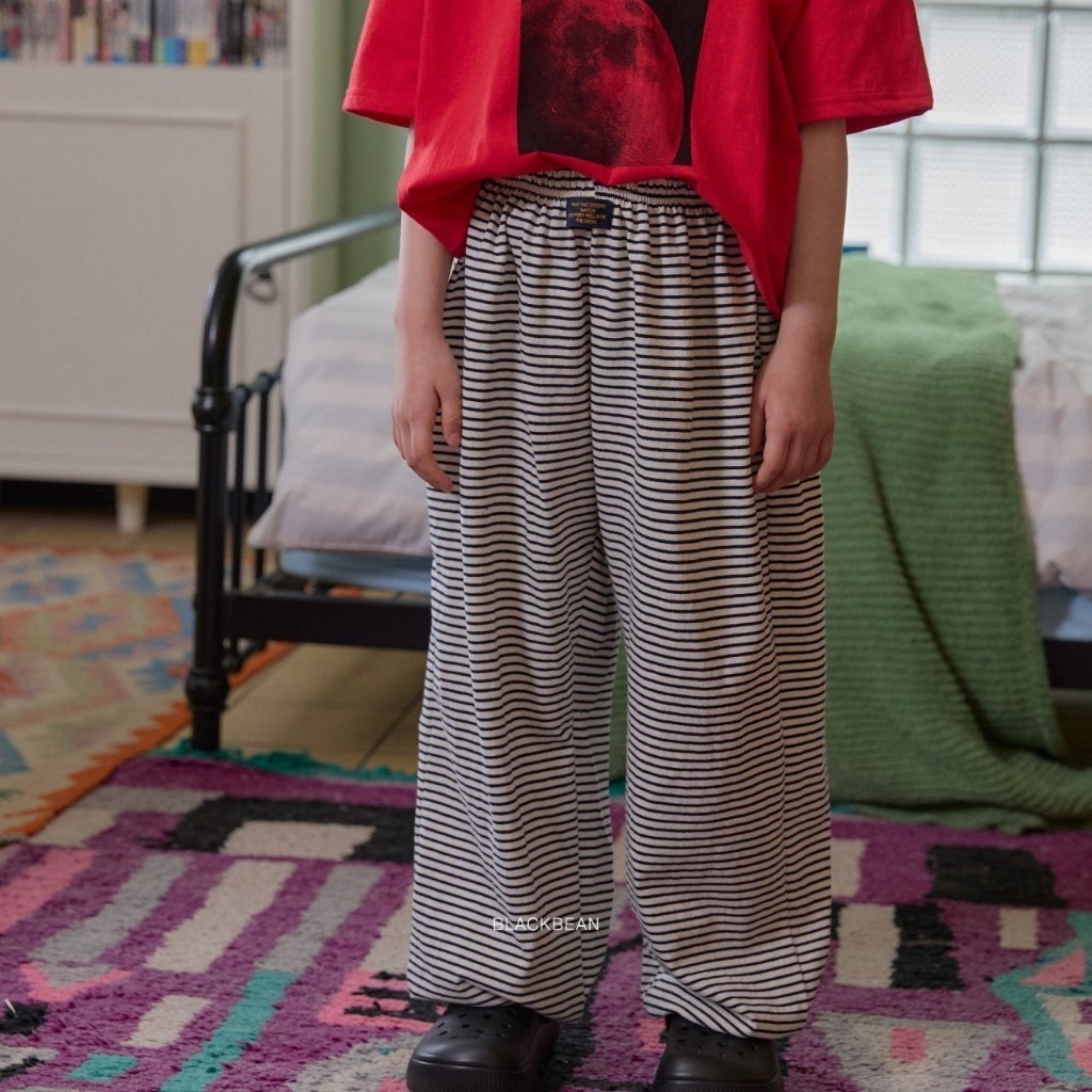 韓國🇰🇷BLACKBEAN 休閒橫條跳跳褲(BS-BM/S-XL)