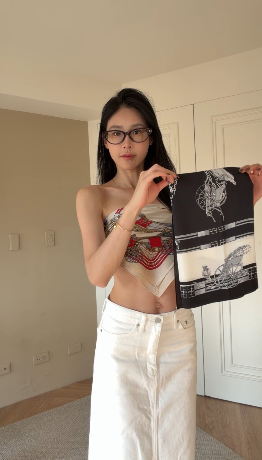 ｜韓國｜復古皇家馬車絲巾