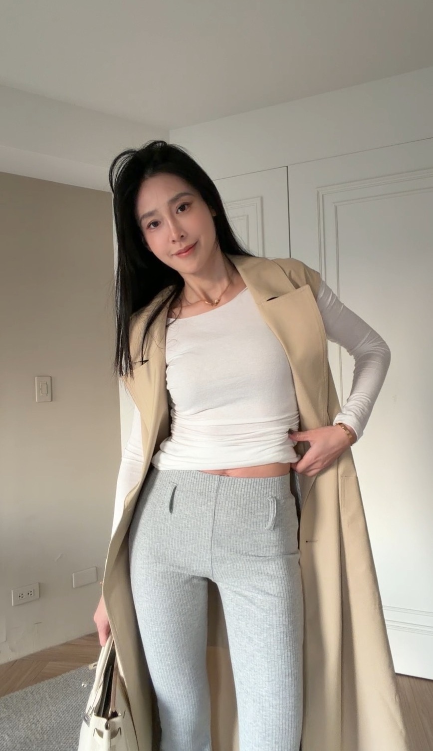 ｜韓國｜都會感長版西裝背心