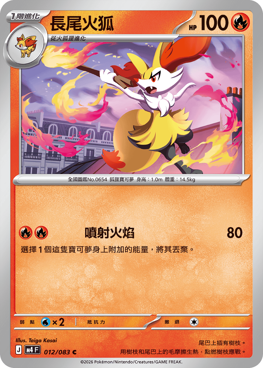 M4F 012/083 長尾火狐