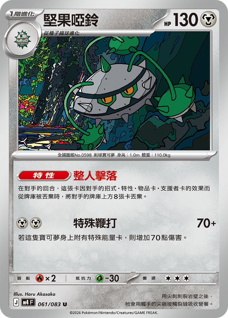 M4F 061/083 堅果啞鈴