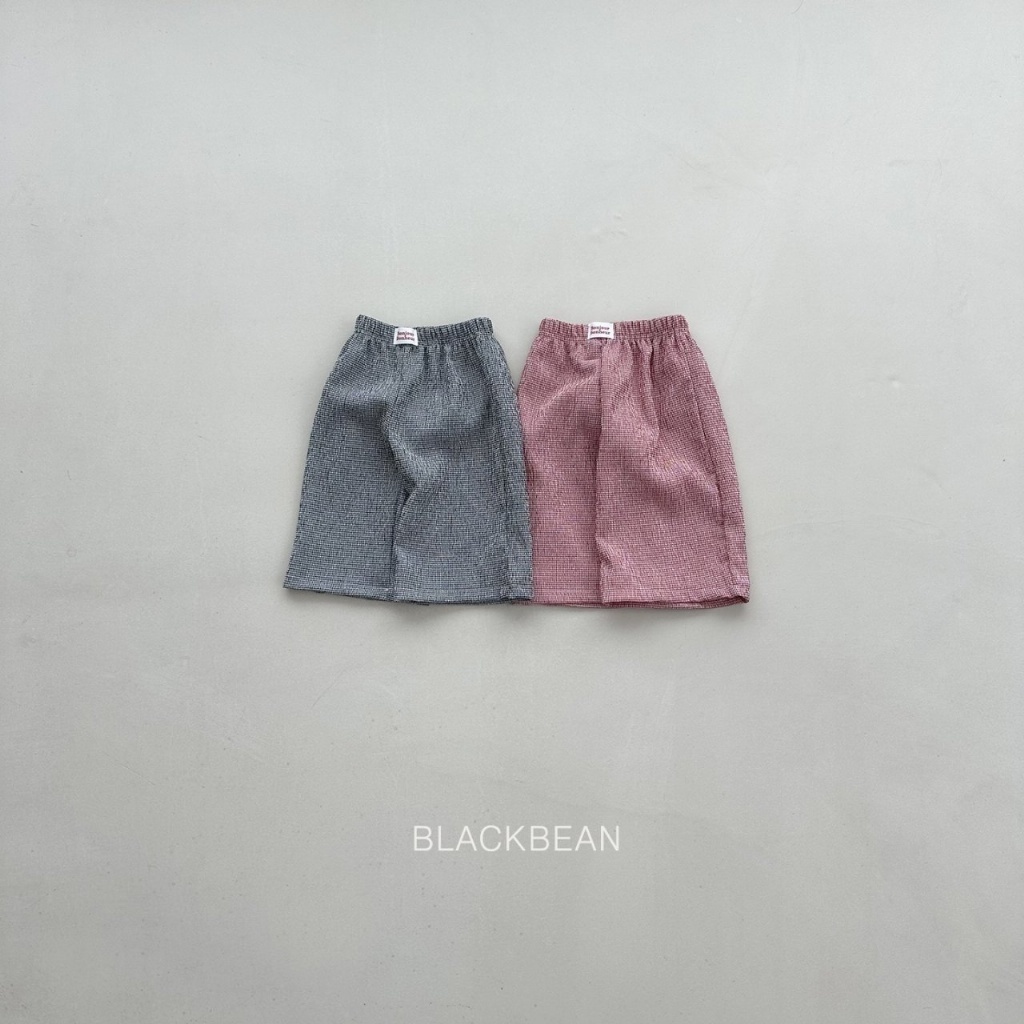 韓國🇰🇷BLACKBEAN 細格休閒寬褲(BS-BM/S-XL)