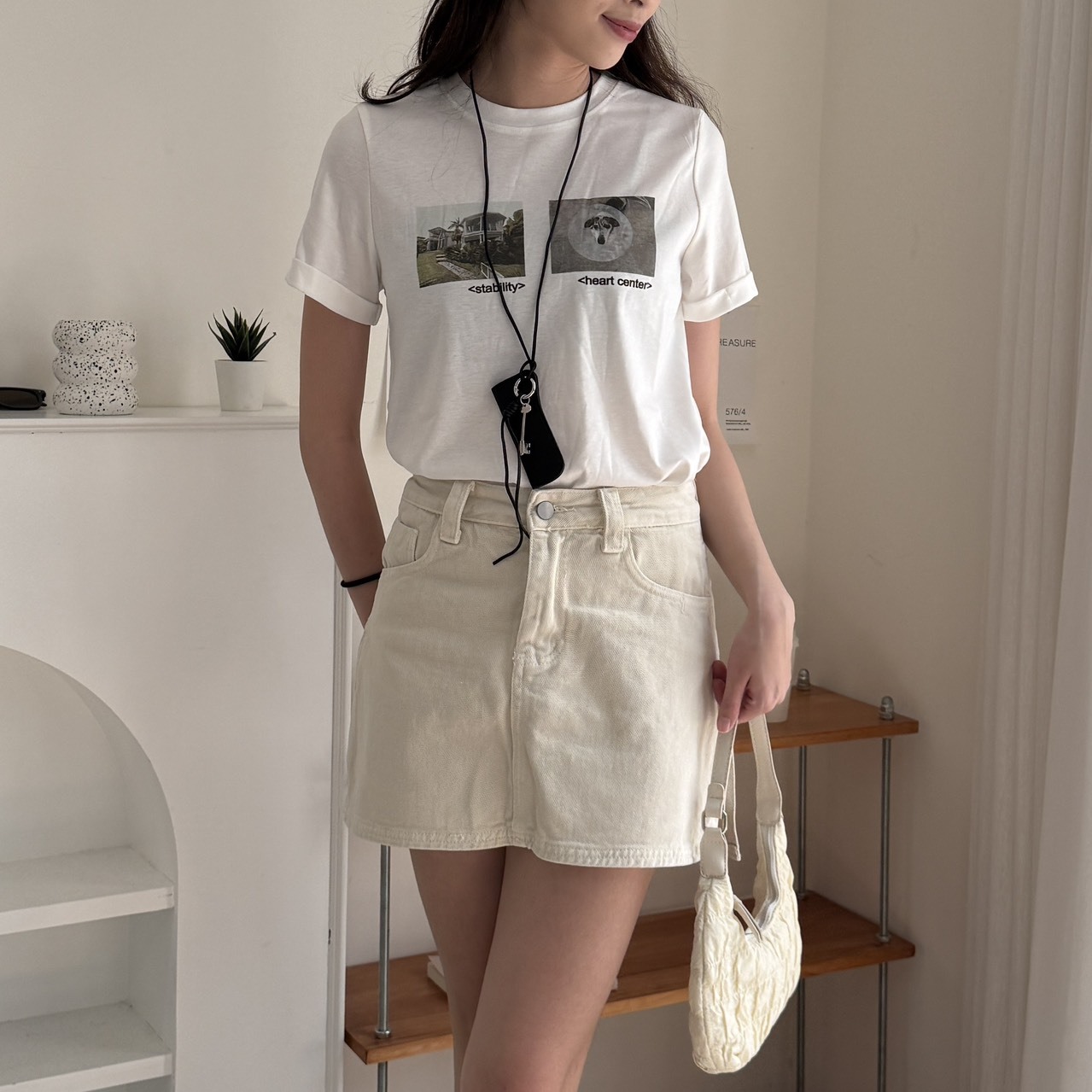 2054 美式小復古照片字母短T 2054(R)