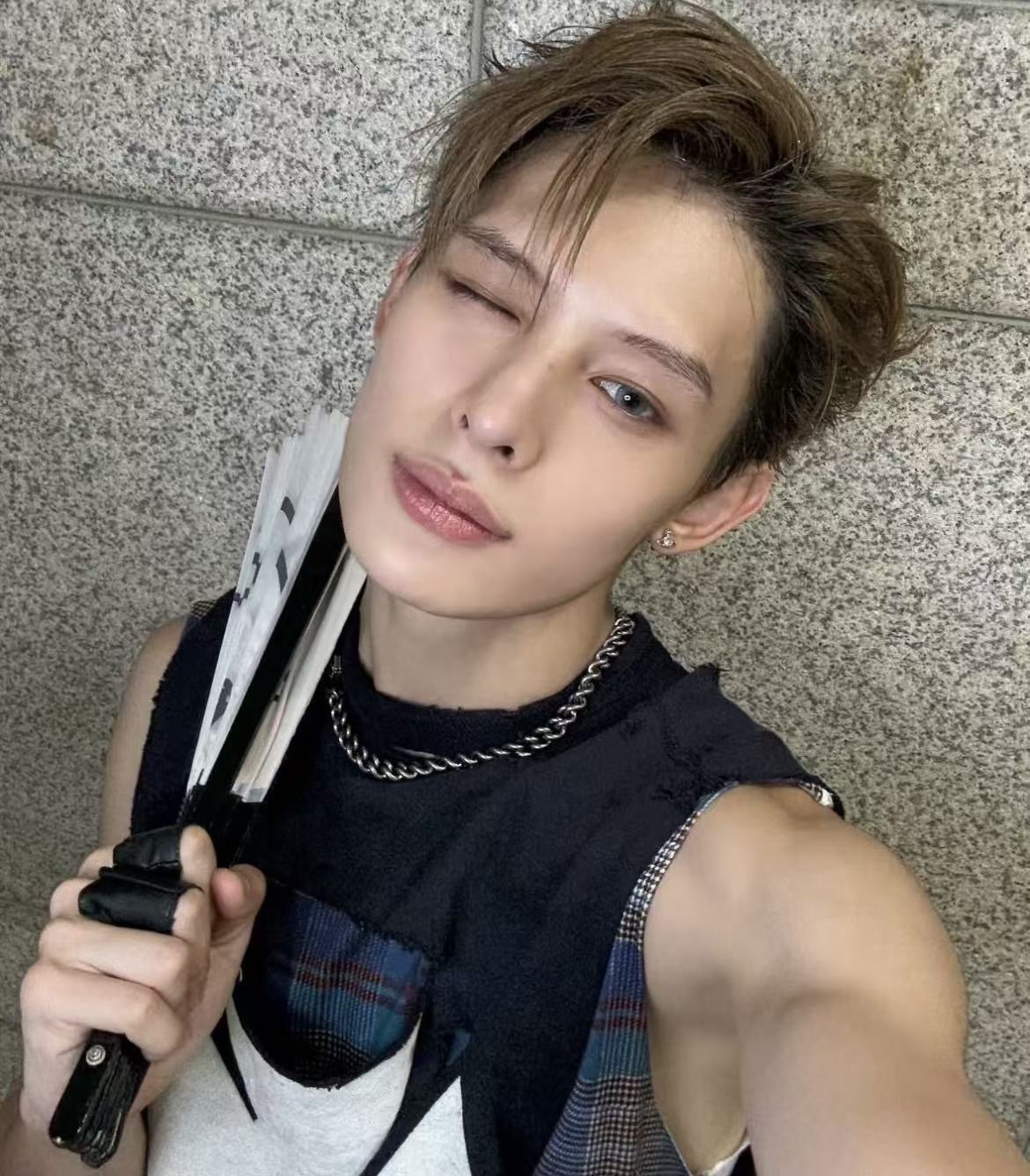 CORTIS 趙雨凡同款 Vivienne Westwood Solitaire 耳釘 銀色 白水晶