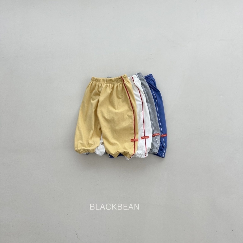 韓國🇰🇷BLACKBEAN 側線小標束口褲(BS-BM/S-XL)