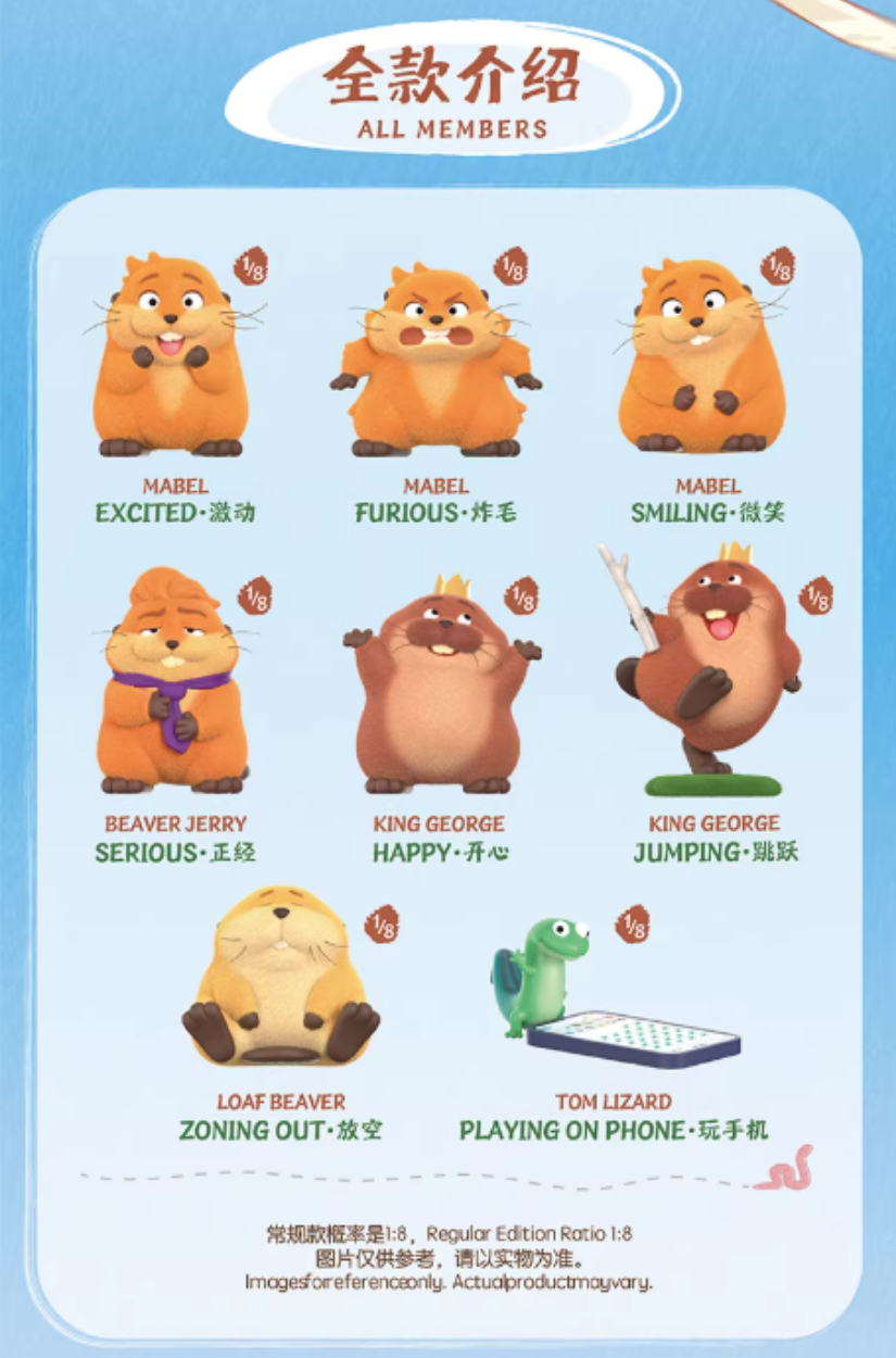 【 預購 】TOP TOY 迪士尼皮克斯 HOPPERS 狸想世界系列盲盒