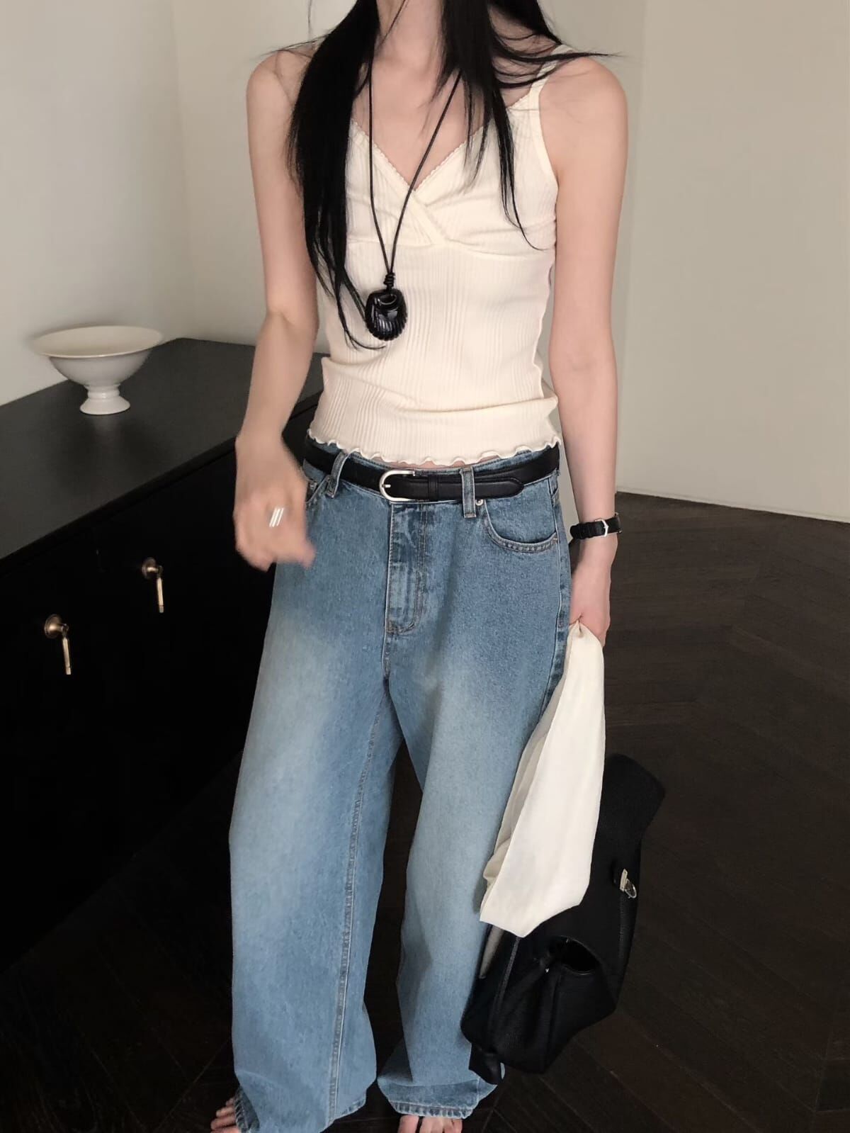 LB5505 舒適洗水牛仔褲