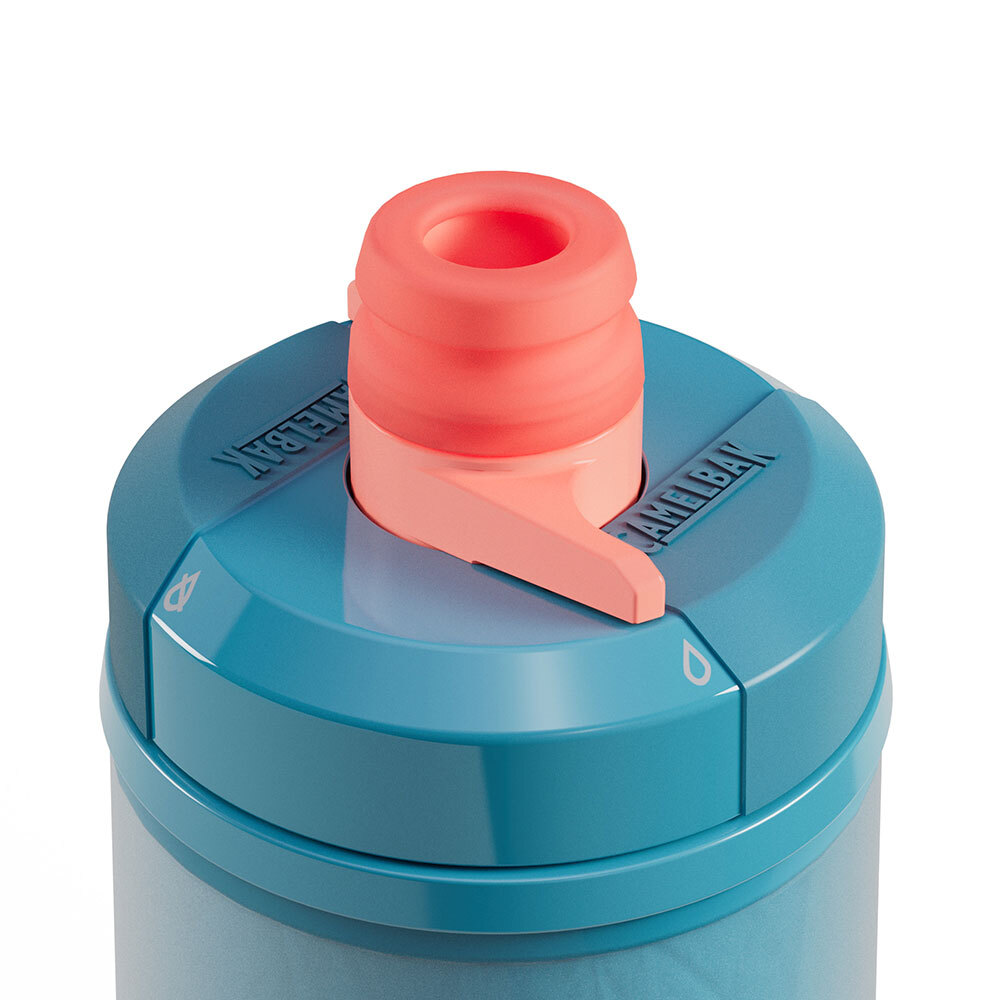 【CAMELBAK】710ml Podium保冷噴射水瓶-湖光青