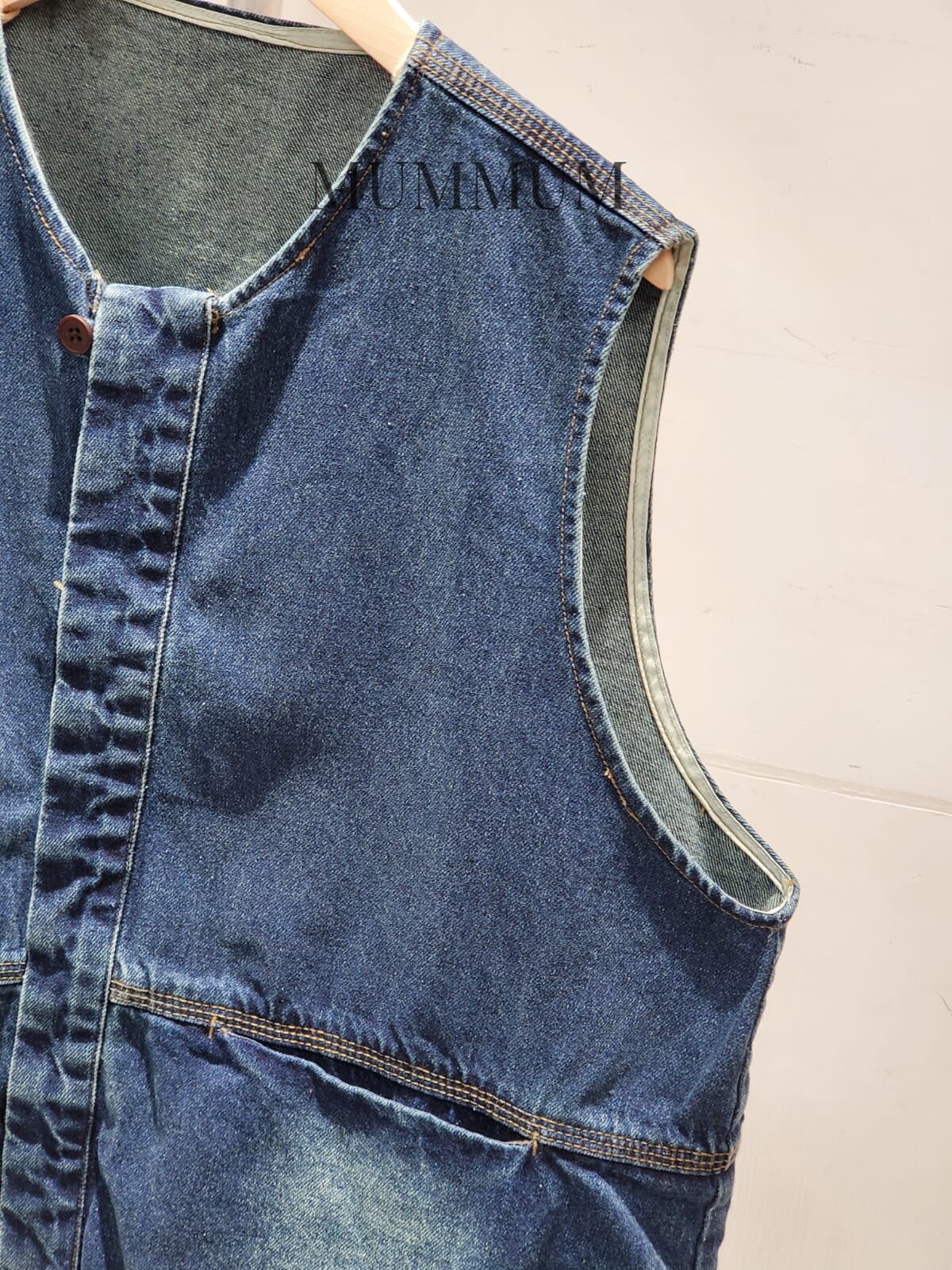 0213204a/西部牛仔馬甲背心外套　48/48/22