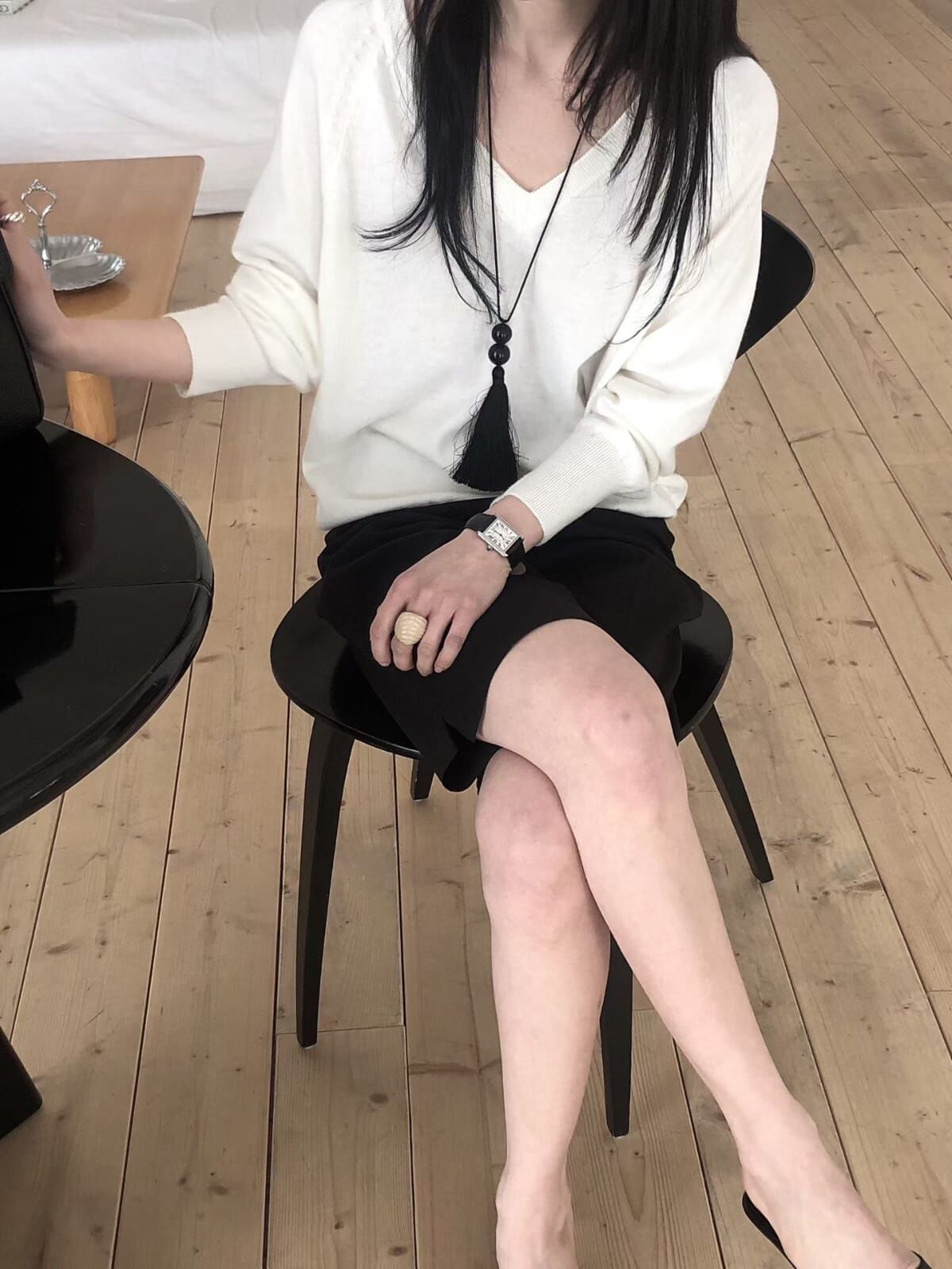 LB6028 V領Cashmere薄針織衫