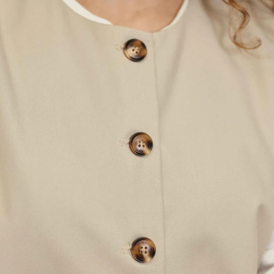 1LP0327-010 [LA PETITE ETOILE] Robe Rowel Beige #ROWEL-R102611Z2A/13-BEIGE (EU)