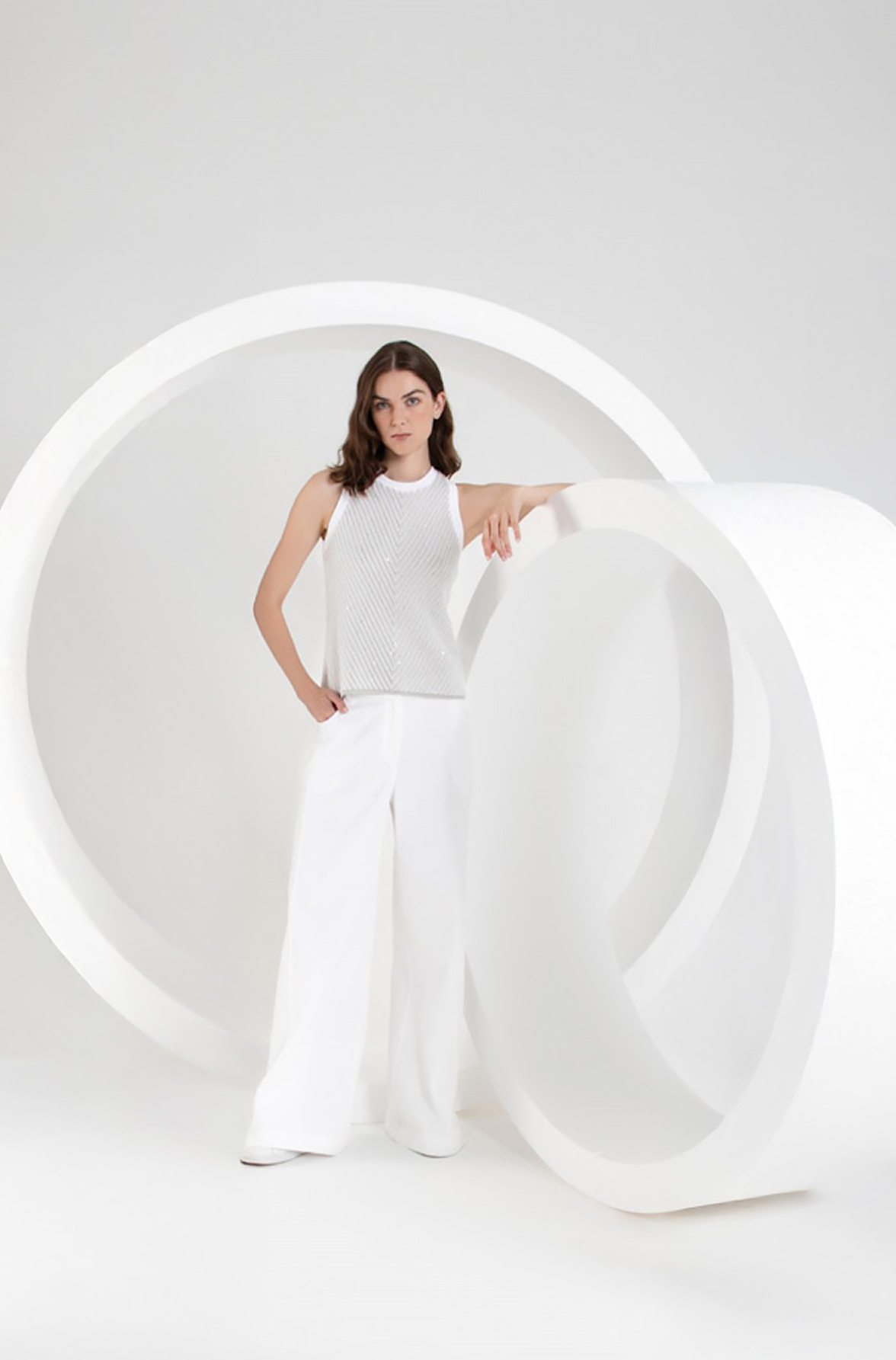 Purotatto 肌理針織背心