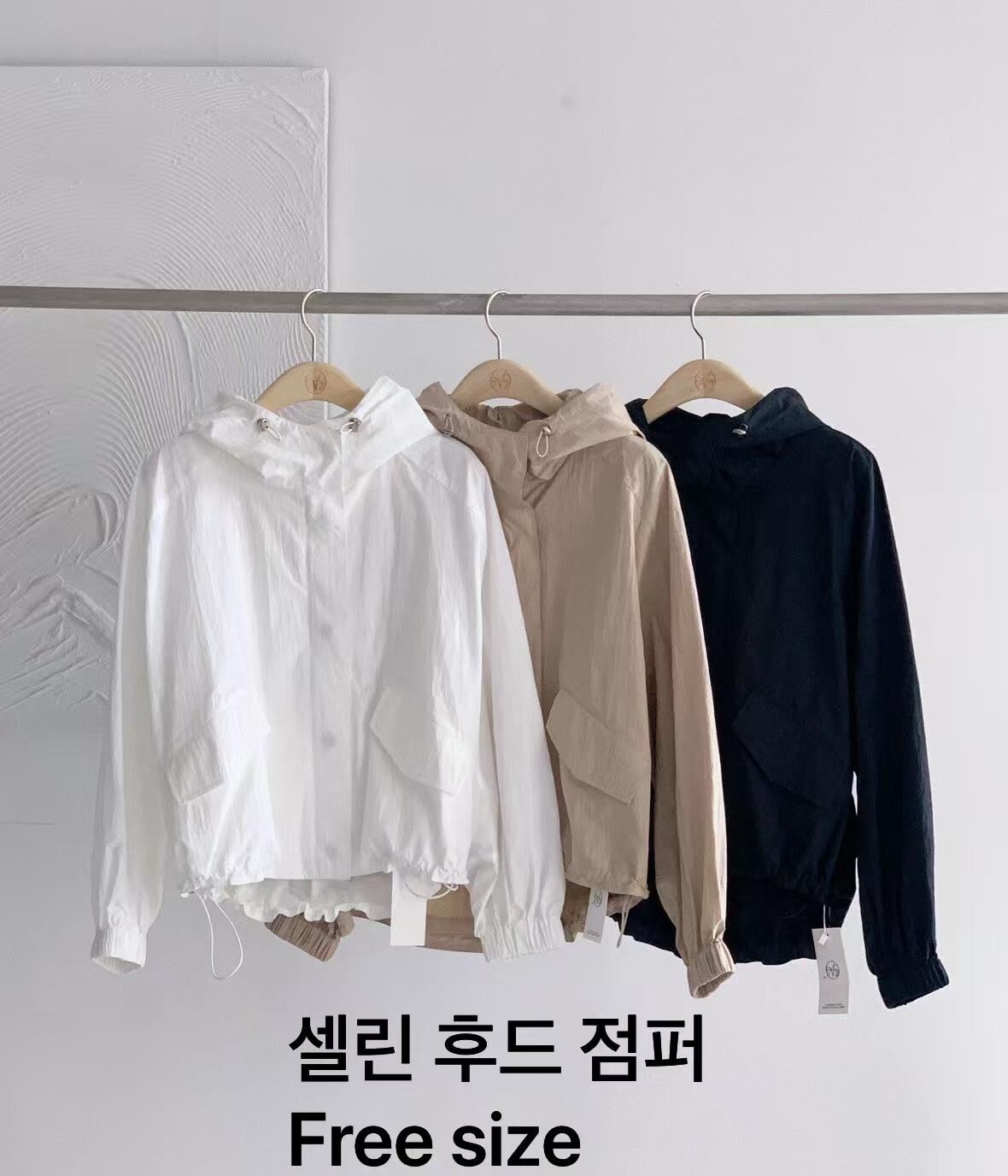 AW6036 棉混紡尼龍連帽外套