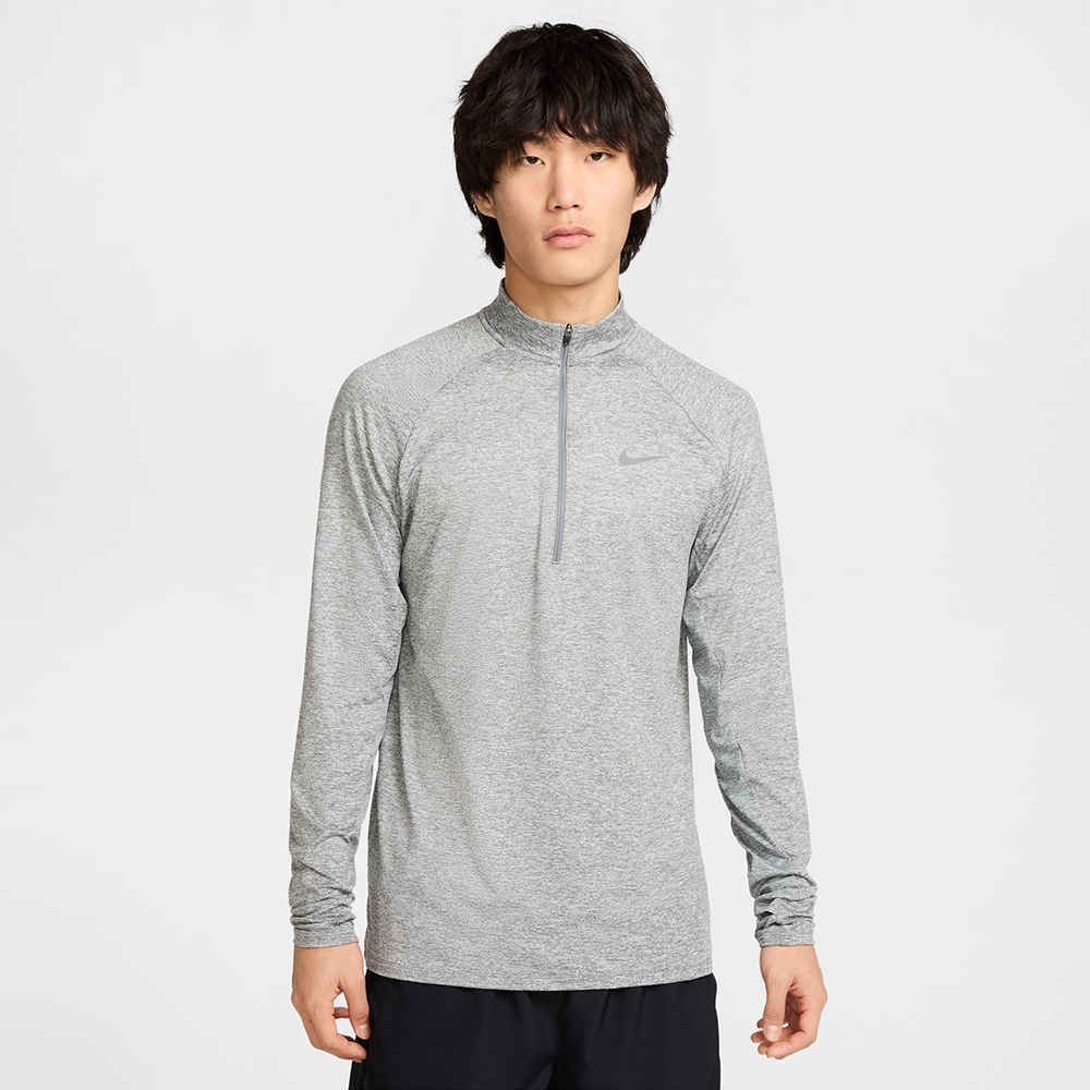 NIKE 長袖 DF STRIDE HZ MIDLAYER 灰色 半開襟 運動 長袖 男 HV2181-084