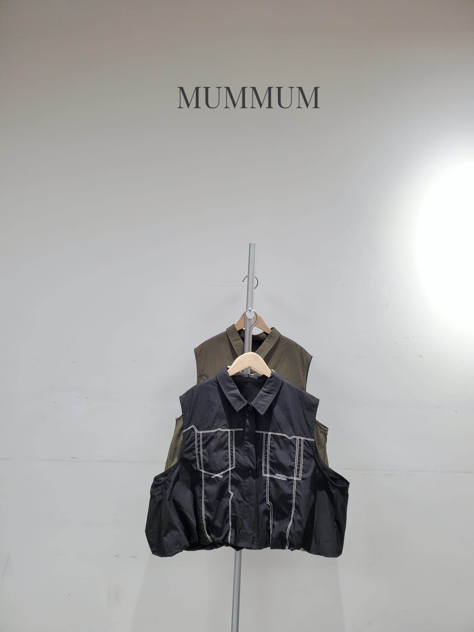 0213212a/氣質明線翻領背心外套 50/50/20