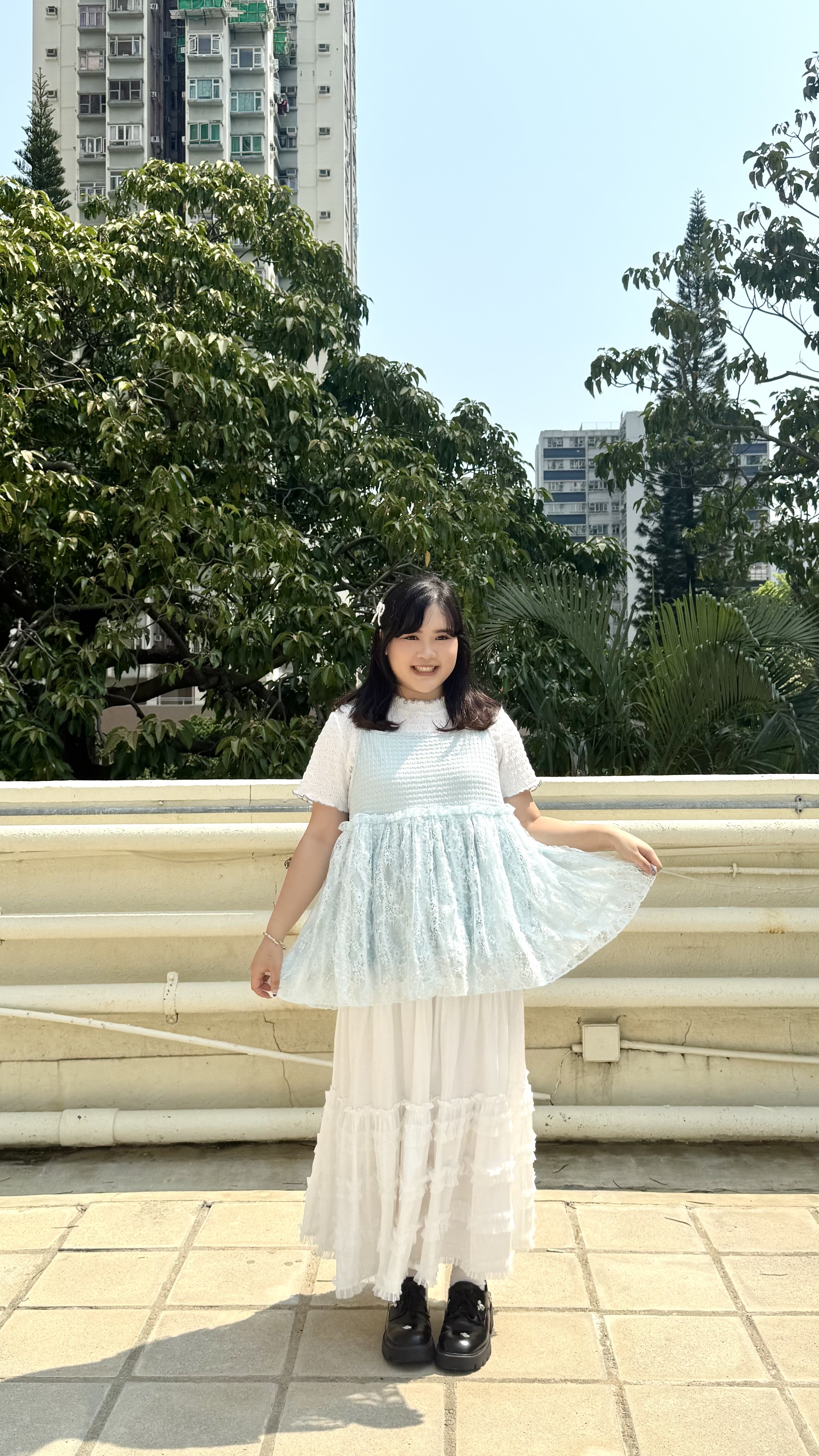 重工Lace拼布吊帶