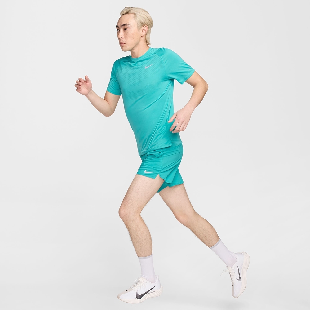 NIKE 短T DFADV STRIDE SS TOP 湖水綠 快排 運動短袖 男 HV5204-345