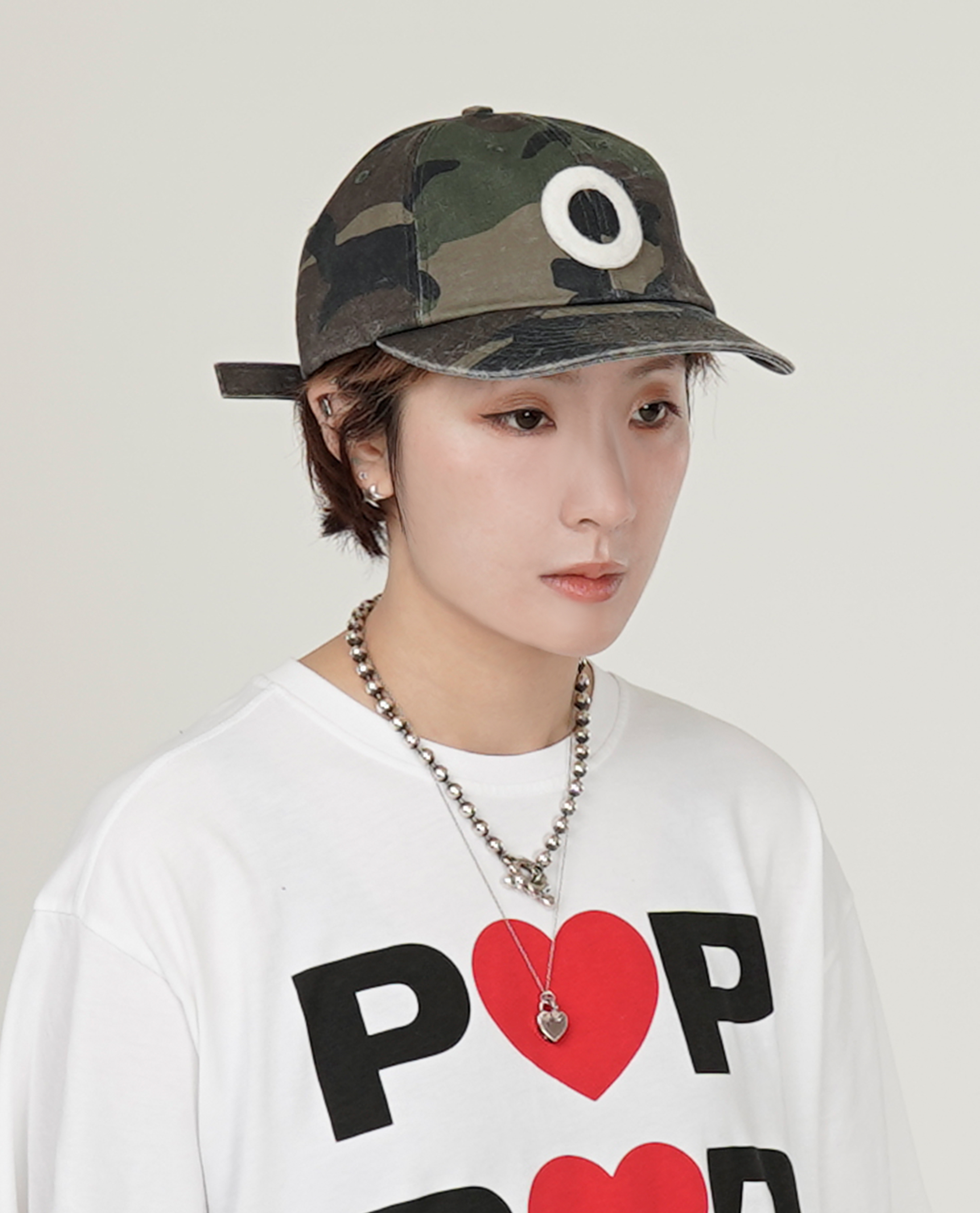 POP TRADING COMPANY Pop O Sixpanel Hat Camo/Charcoal - 26SS
