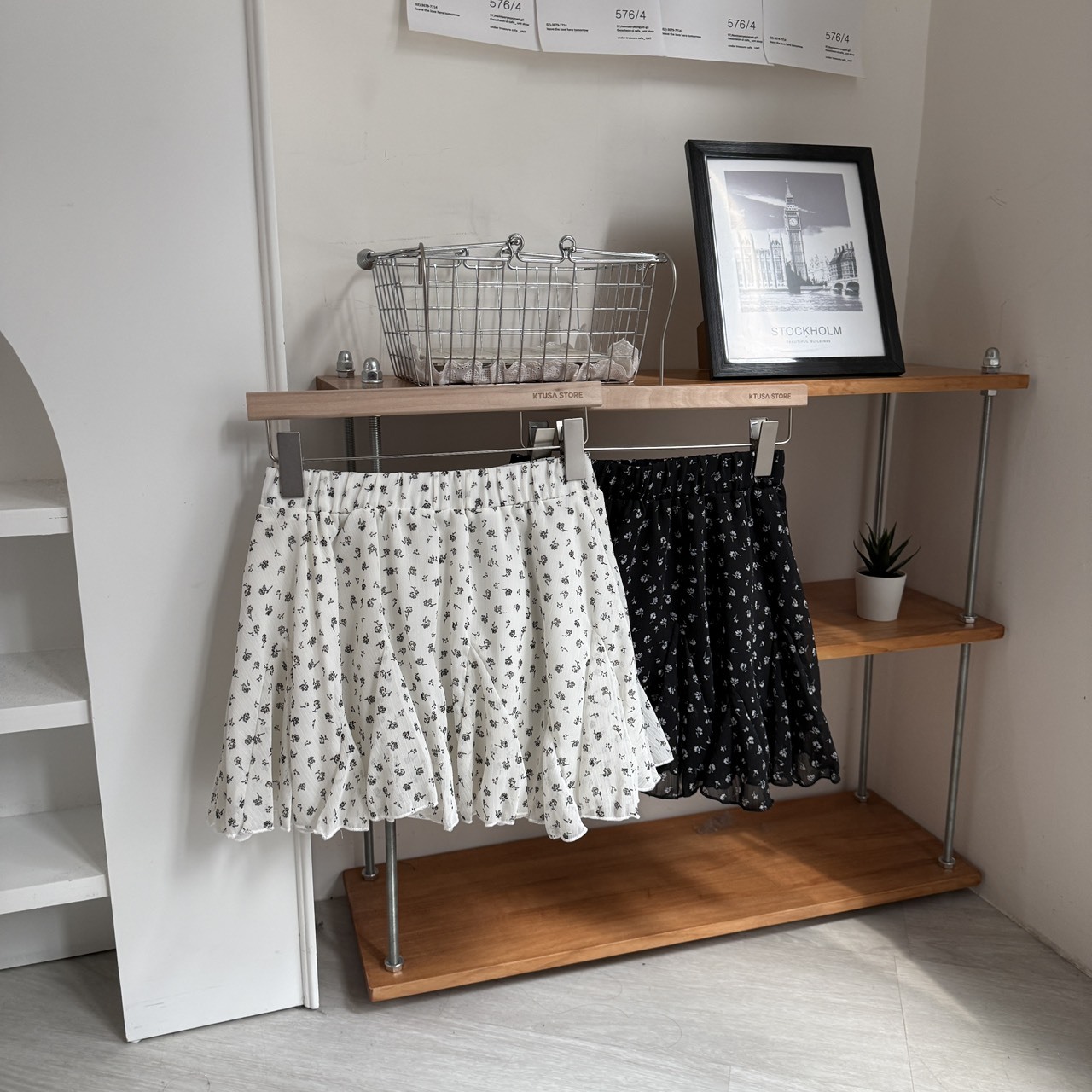 6108 小清新鬆緊碎花短裙 （R）