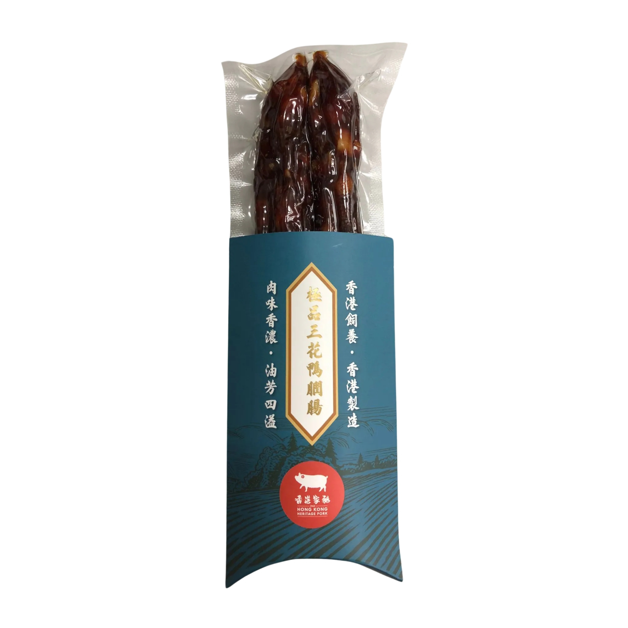 香港家豬 - 極品三花鴨膶腸(一孖裝)
