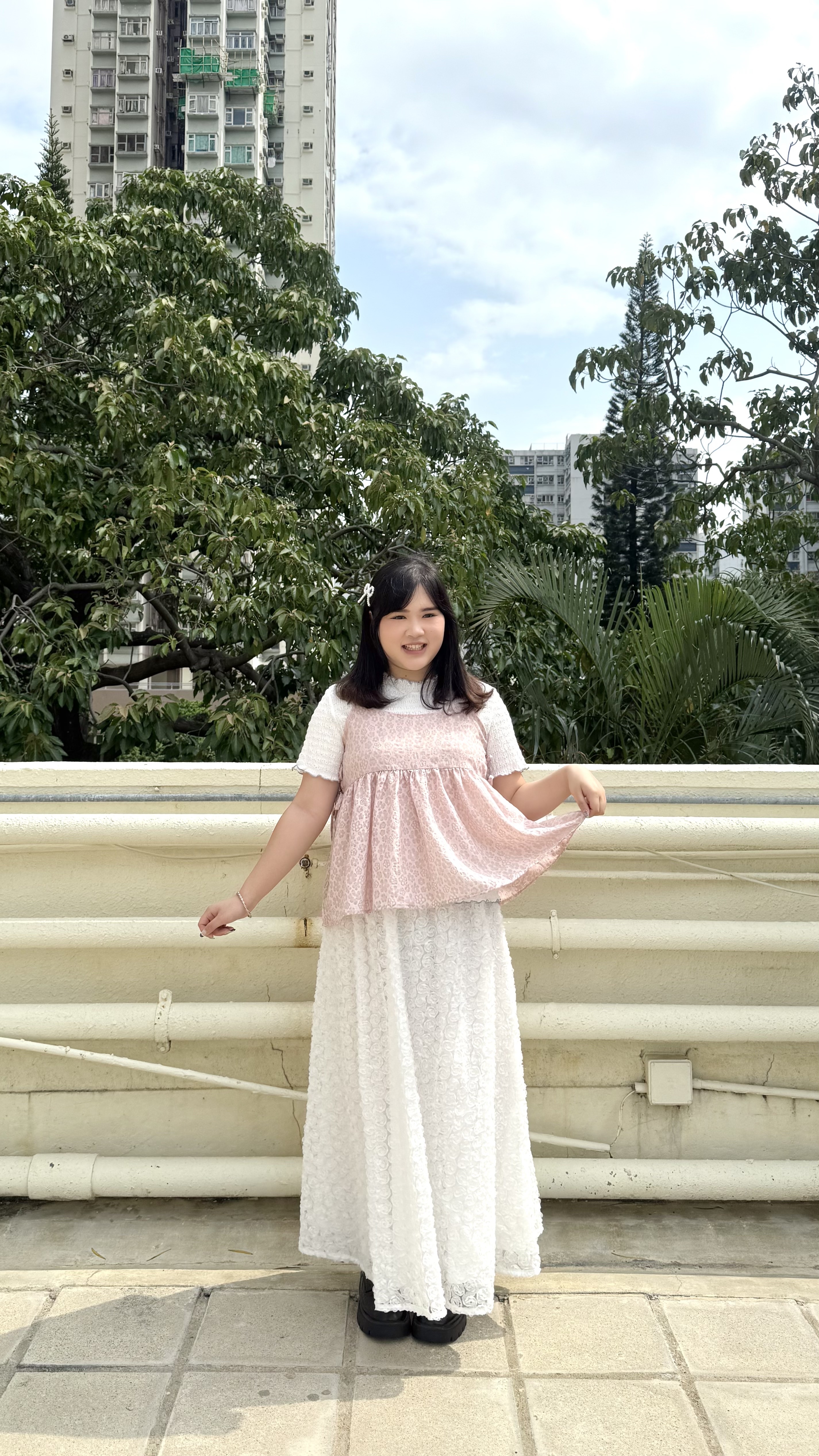 小花側綁帶吊帶