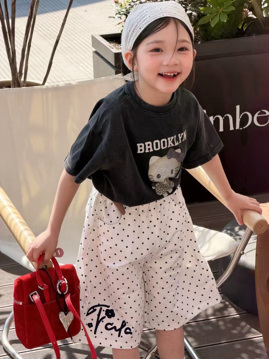 可愛暴擊印花Tee