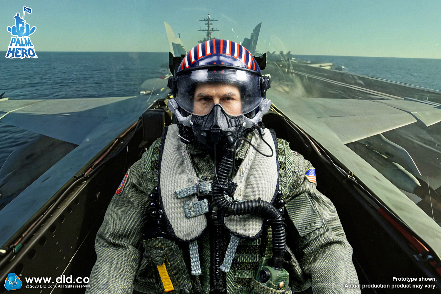 [訂金] DID : XM80031 1/12  Captain Mitchell - The US Navy Fighter Weapons School Instructor F/A-18E Pilot Palm Hero