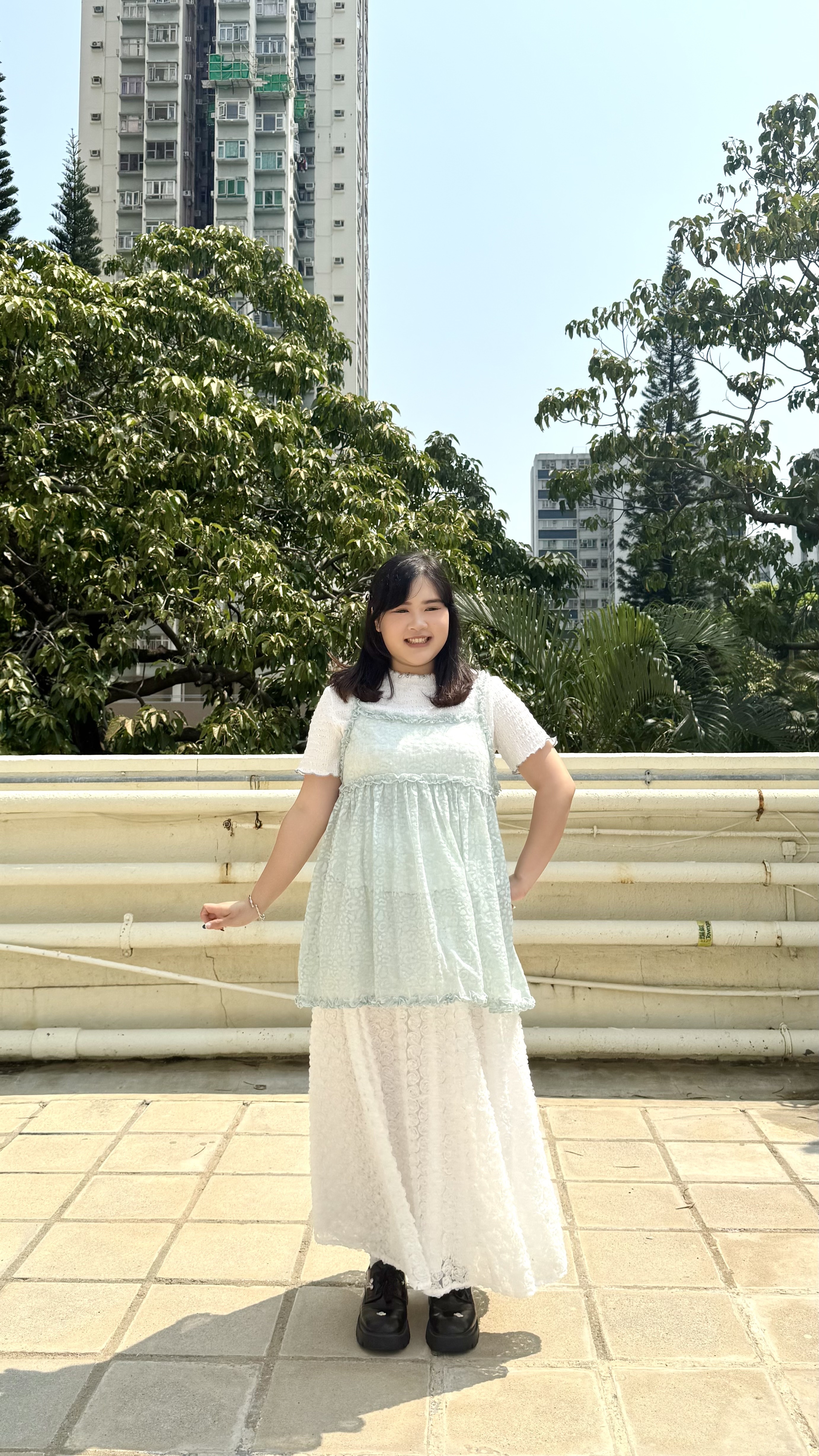 豹紋花邊橡筋帶吊帶