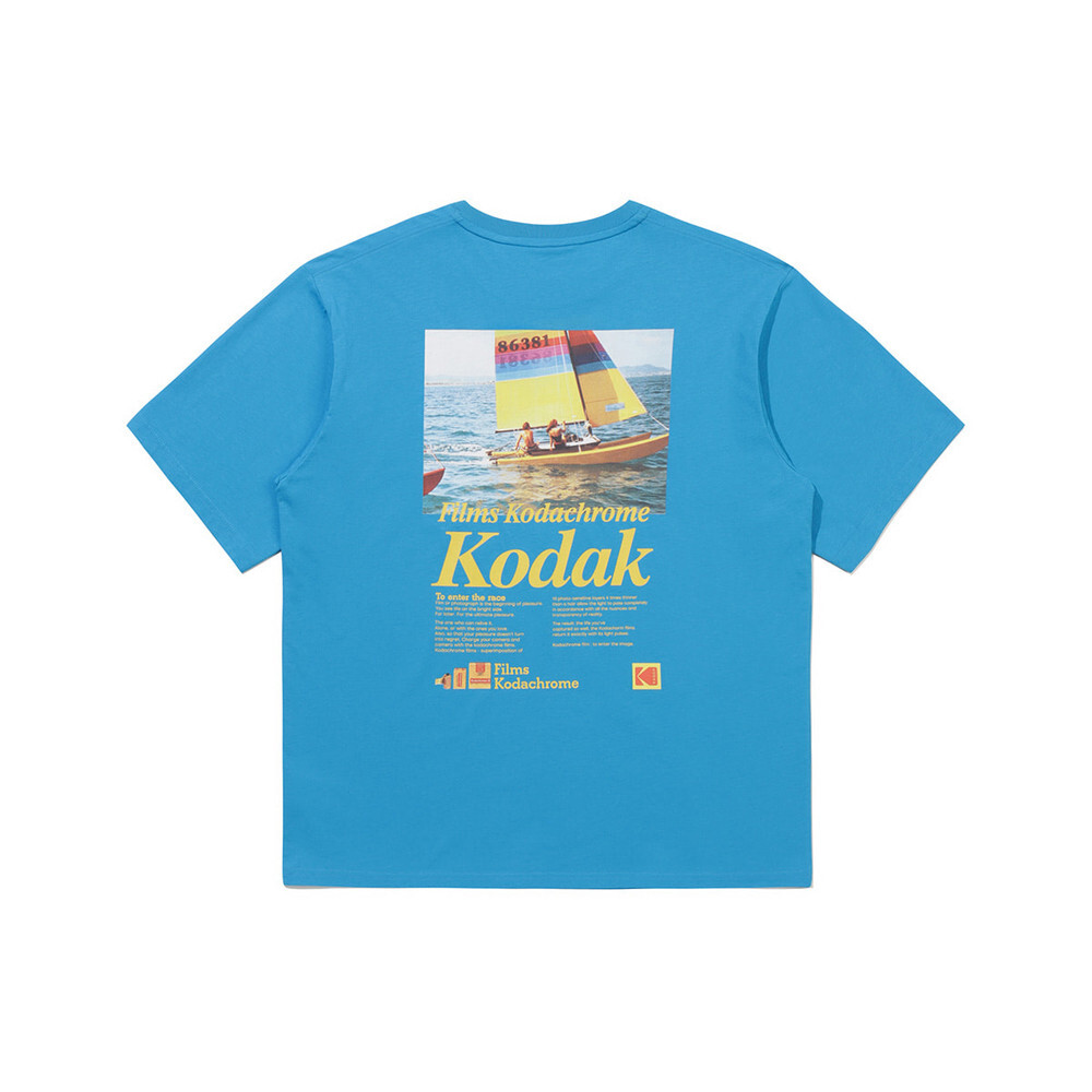 XE003 KODAK Scenery graphic short-sleeve t-shirt