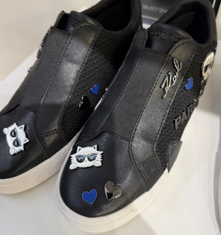 RT83 KL 裝飾五金 黑色Slip On波鞋 Mavise Slip-On Sneakers