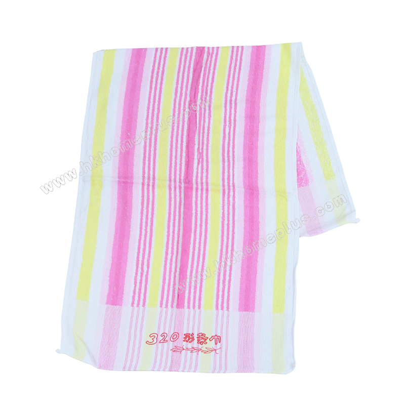 6條裝 彩條毛巾