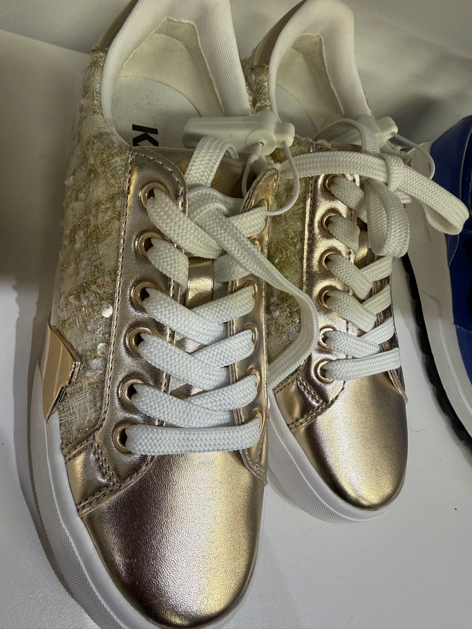 RT84 KL 金黃色織布波鞋 Melora Lace Up Sneaker