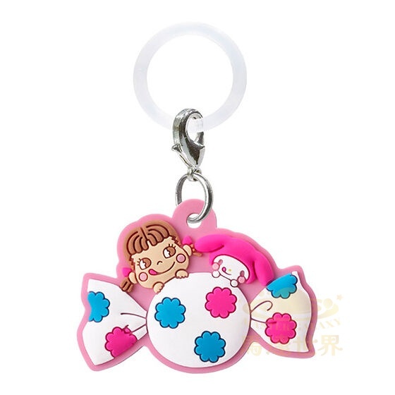 BANDAI 扭蛋-PEKO x SANRIO 吉祥物鑰匙扣-PEKO x My Melody
