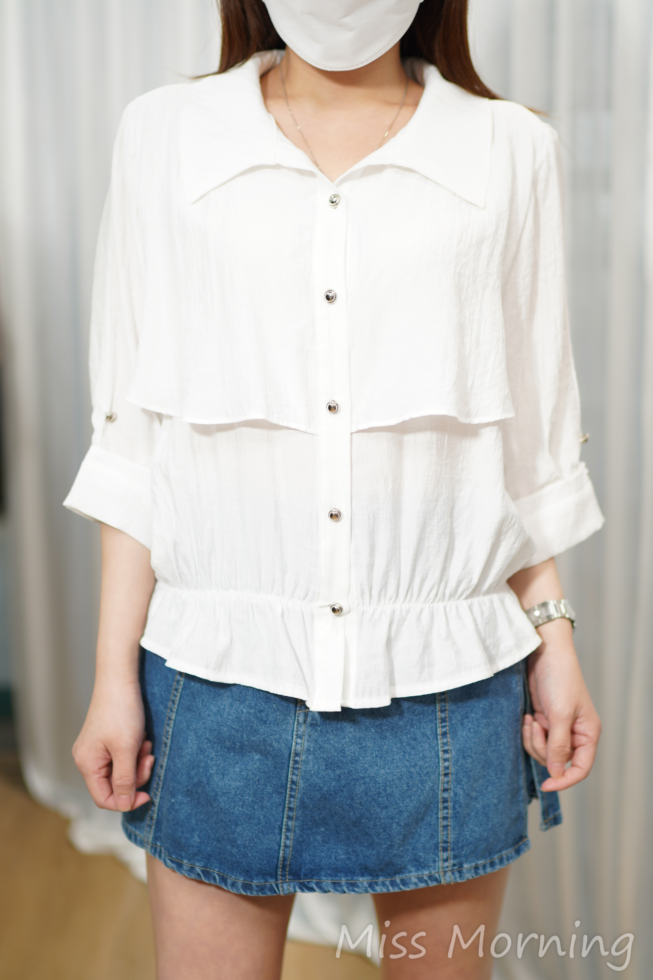 靚牌子牛仔外裙內褲(34117)