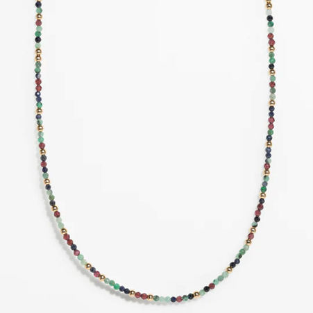 1YA0326-276 [YAY PARIS] Bracelet Queen Necklace Precious Laminated Gold #800tpqu961 (EU)