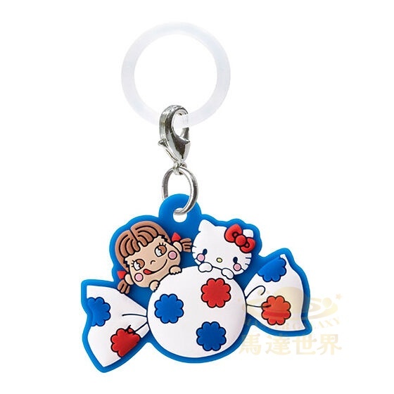 BANDAI 扭蛋-PEKO x SANRIO 吉祥物鑰匙扣-PEKO x Hello Kitty