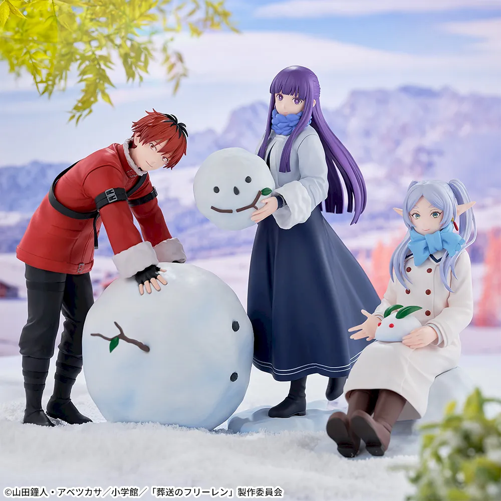 SEGA Xstellar 葬送的芙莉蓮 芙莉蓮 費倫 修塔爾克 雪地中玩耍 公仔 景品模型