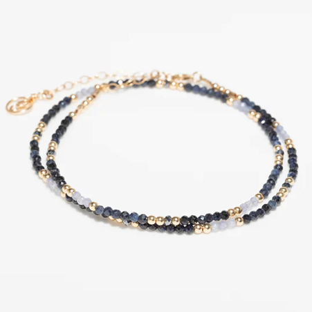 1YA0326-278 [YAY PARIS] Double Bracelet Queen Necklace Azure Laminated Gold #24SSC-800tpqu967 (EU)