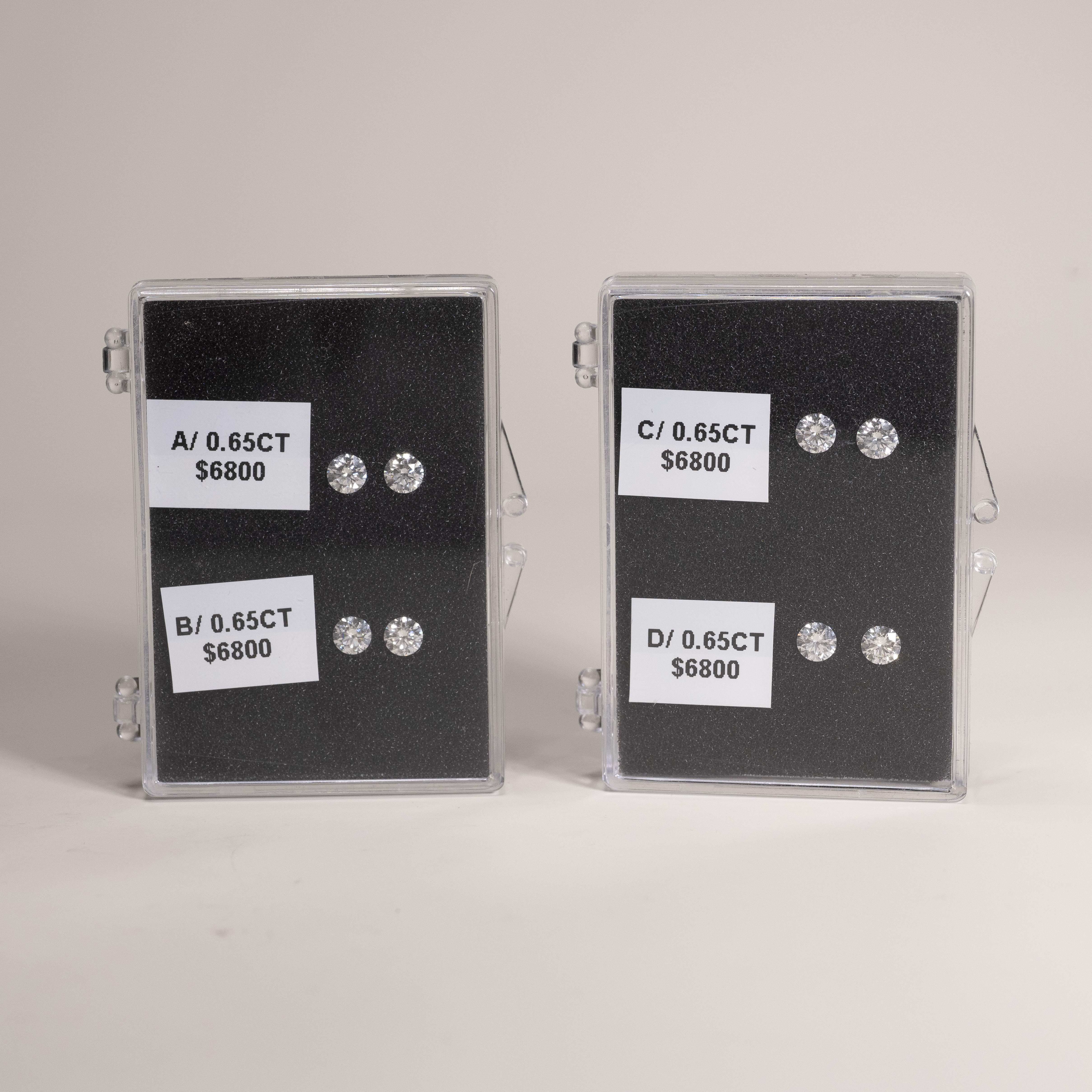 0.65ct  Pair Loose Diamond