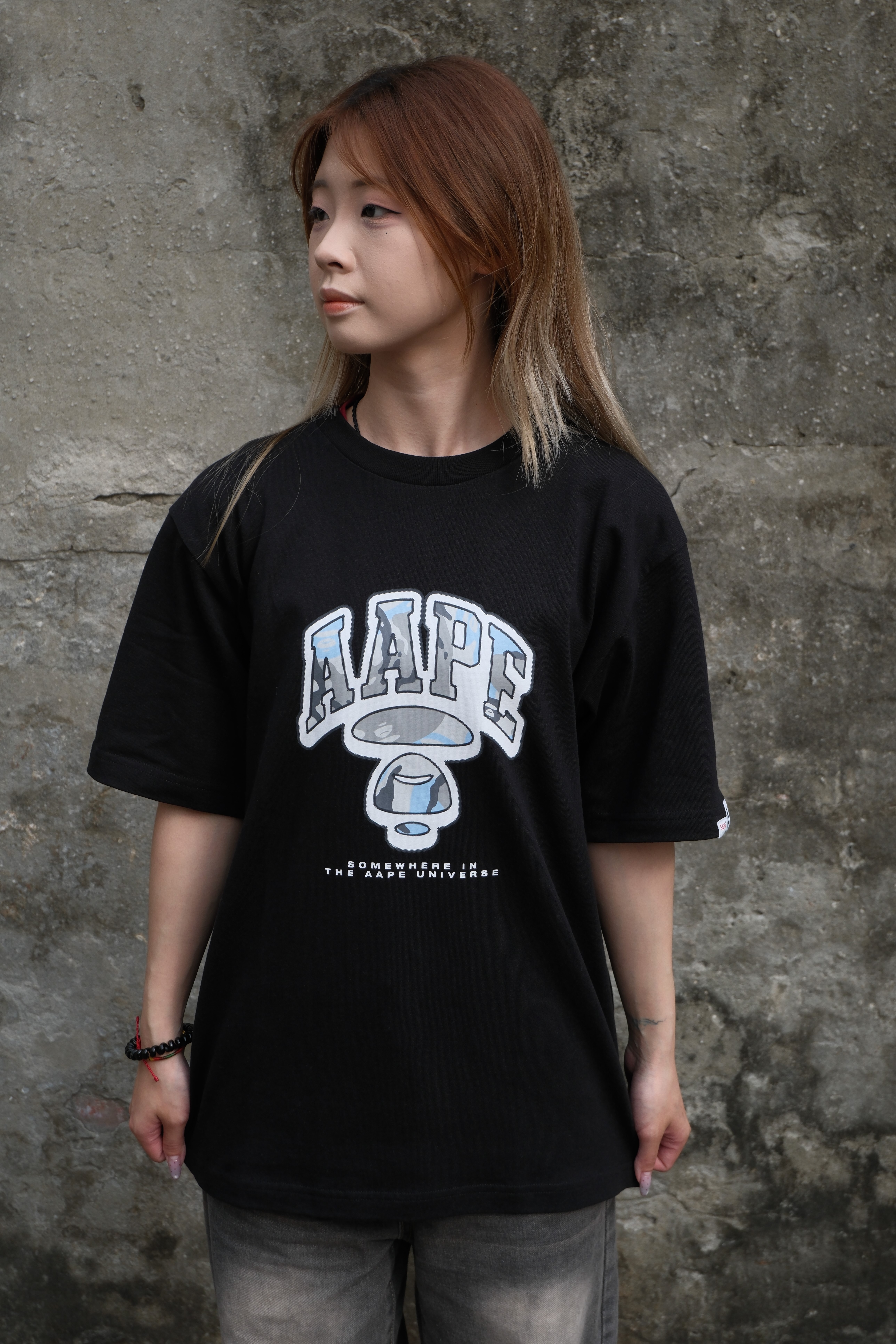 AAPE 迷彩猿人 短Tee AAPTEM1650XXO