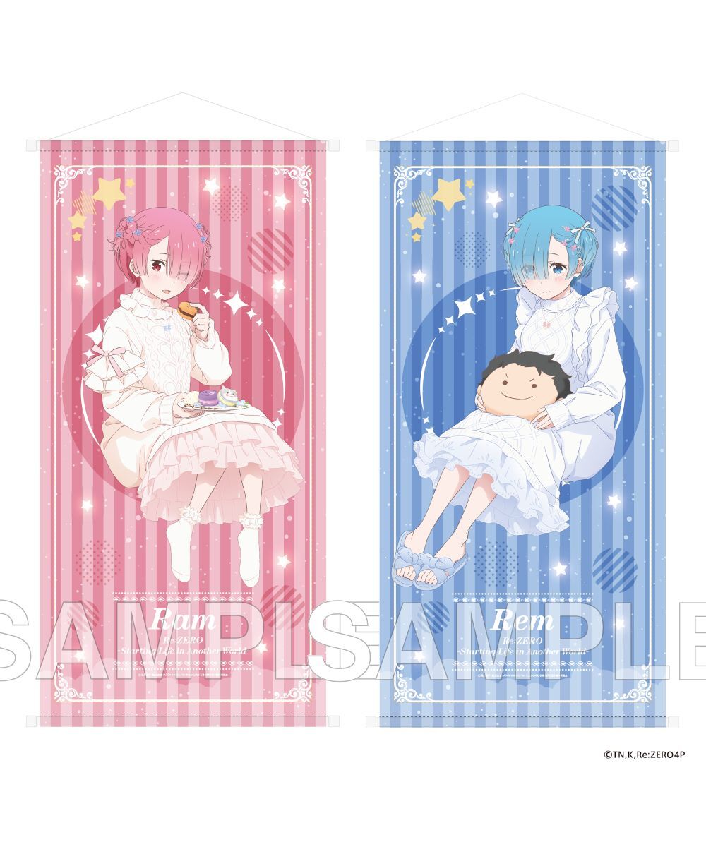 預購-『Re:從零開始的異世界生活』大掛軸 拉姆與雷姆的誕生日生活2026 ver. 系列【日本進口精品】