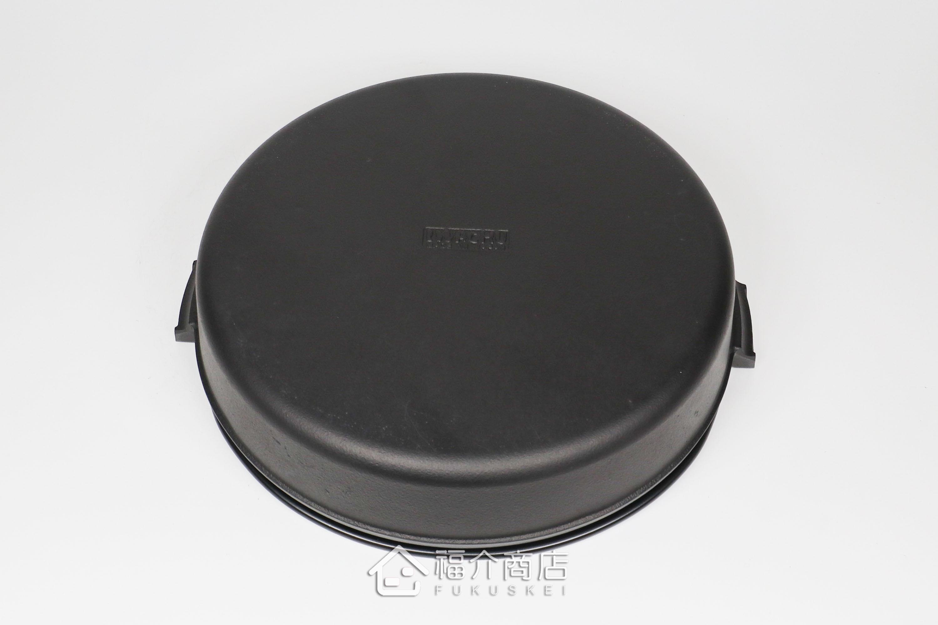 有提把26cm煮壽喜燒用的鑄鐵鍋