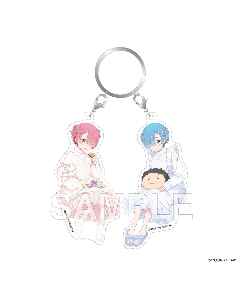 預購-『Re:從零開始的異世界生活』雙胞胎吊飾 拉姆與雷姆的誕生日生活2026 ver.【日本進口精品】