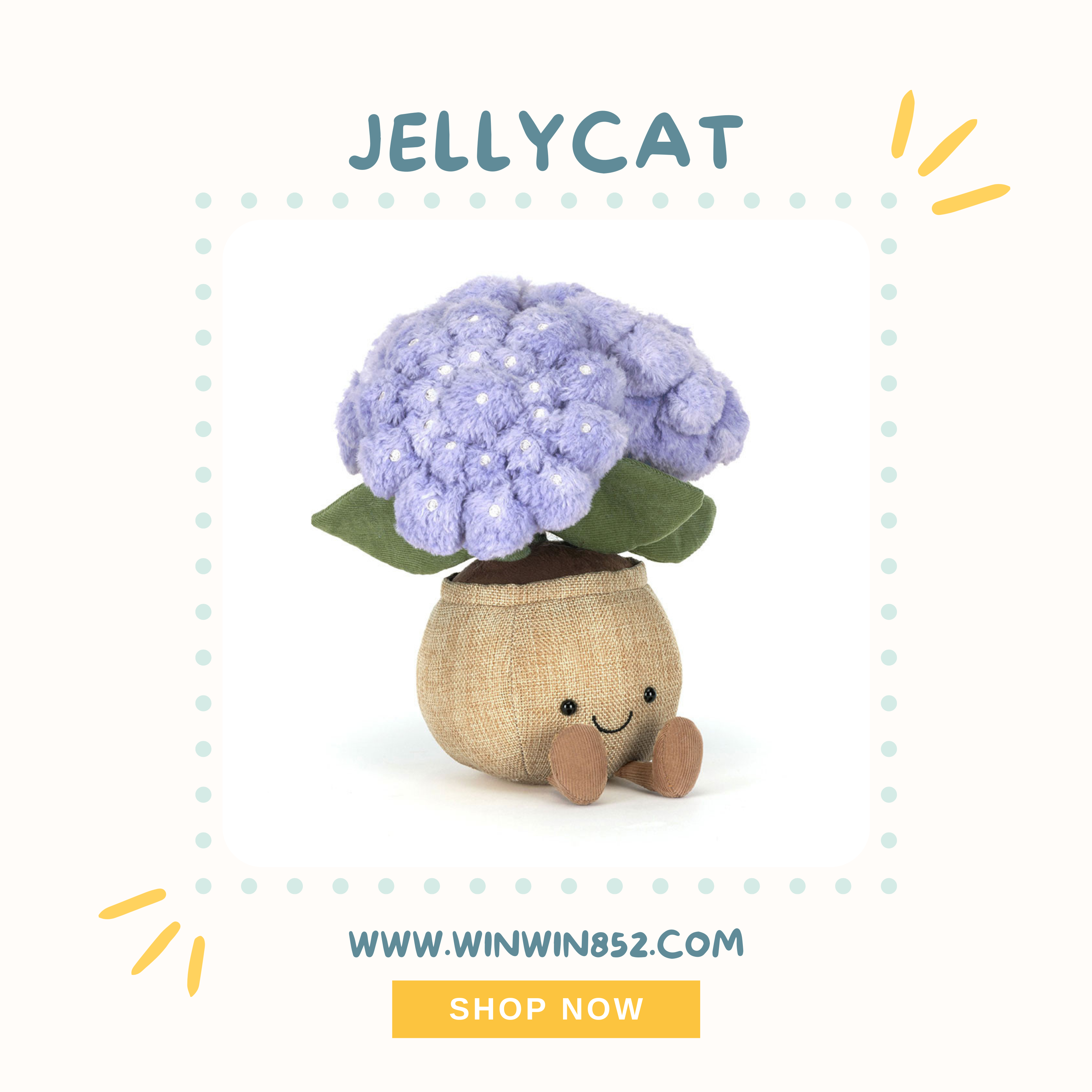 Jellycat Amuseables Hydrangea