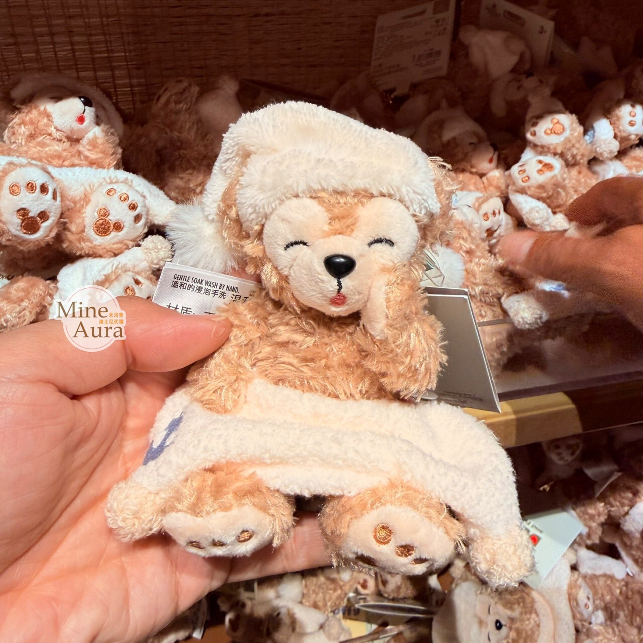 達菲 Duffy 與好友們 軟軟的夢系列 達菲 Duffy 絨毛 鑰匙圈 吊飾 -上海迪士尼樂園