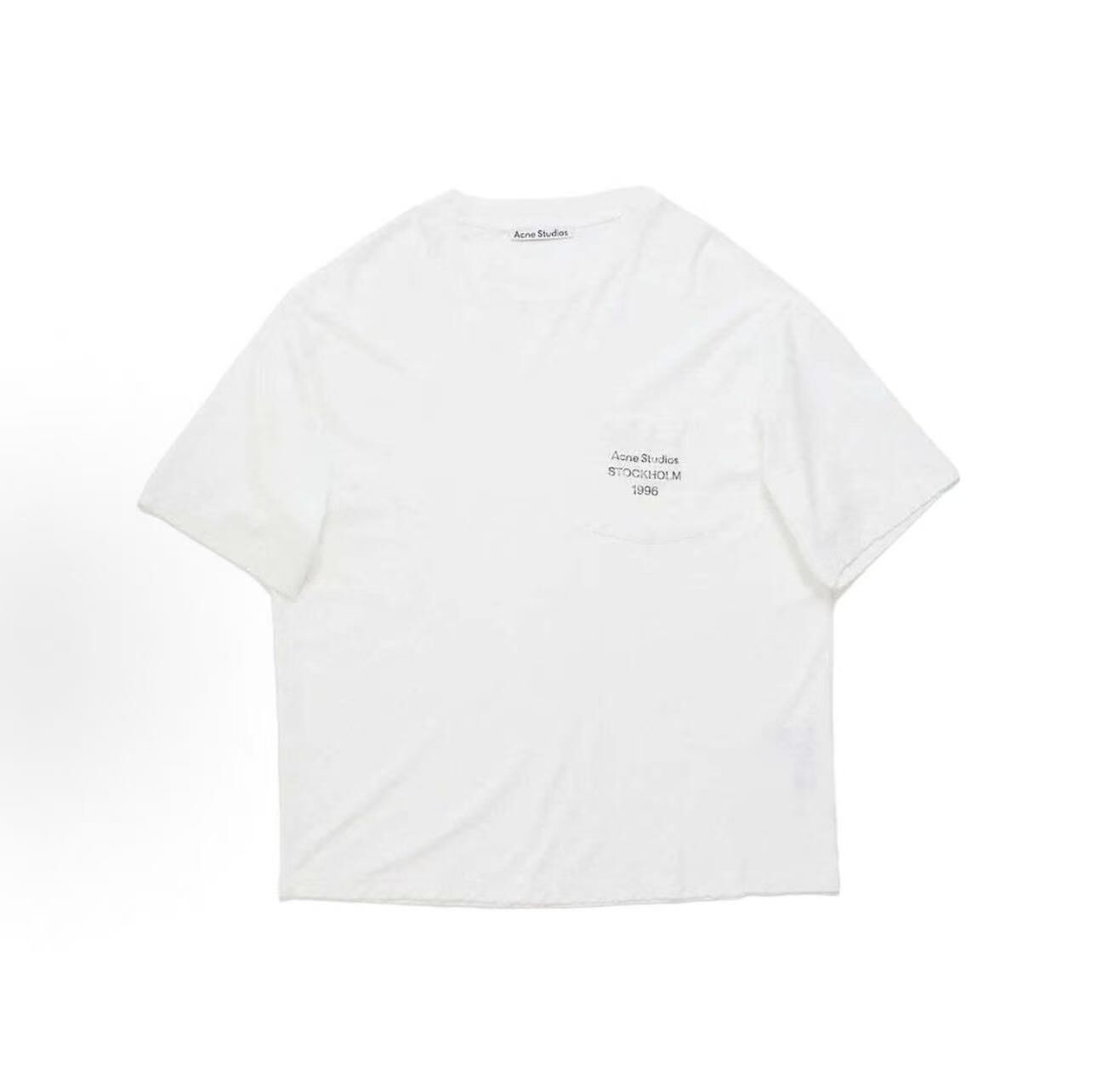 Acne studios 1996字體LOGO寬鬆版短T (2色)